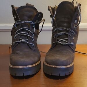 Timberland Dark Brown Leather Boots